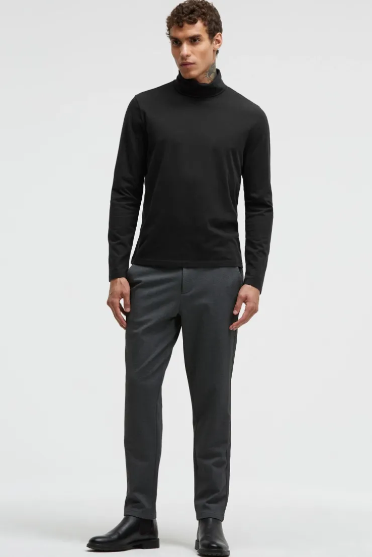 Longsleeve mit Rollkragen black