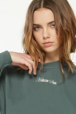 LU-NA Sweatshirt Printed dark green