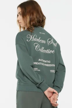 LU-NA Sweatshirt Printed dark green