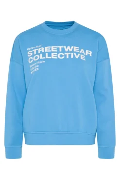 LU-NA Sweatshirt Printed electro blue