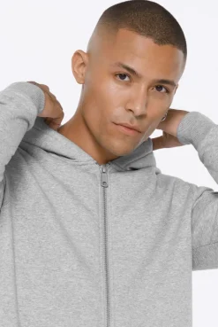 MAD-RID Hoodie Jacket grey melange
