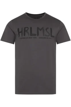 MEL-BOURNE T-Shirt Printed asphalt