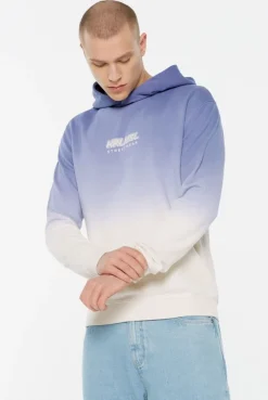 MON-TEL Hoodie Dip Dyed printed violet
