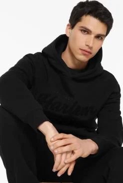 MON-TEL Hoodie mit Frottee-Logo black