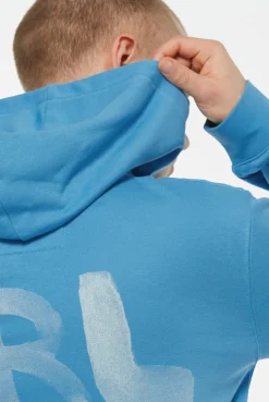 MON-TEL Hoodie Printed electro blue