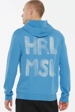 MON-TEL Hoodie Printed electro blue