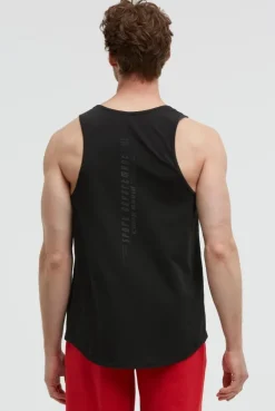 Muskelshirt mit Label Prints black