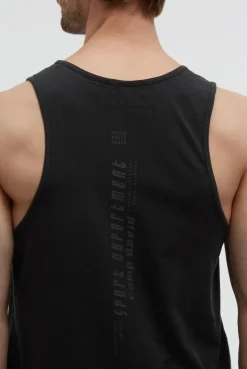 Muskelshirt mit Label Prints black