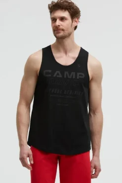 Muskelshirt mit Label Prints black