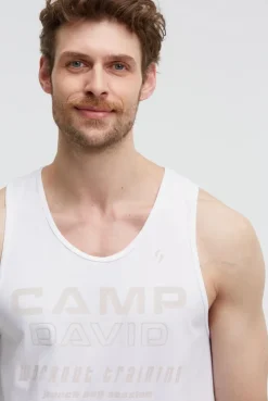 Muskelshirt mit Label Prints opticwhite