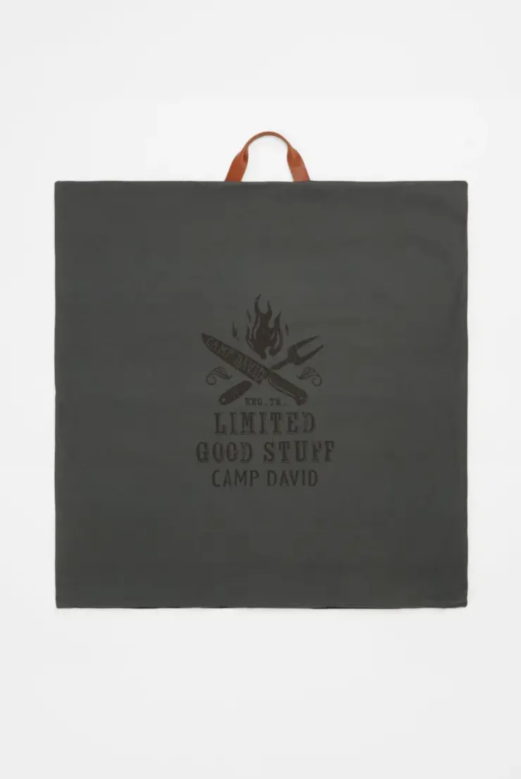 Outdoor Canvas Kissenbezug mit Print granite