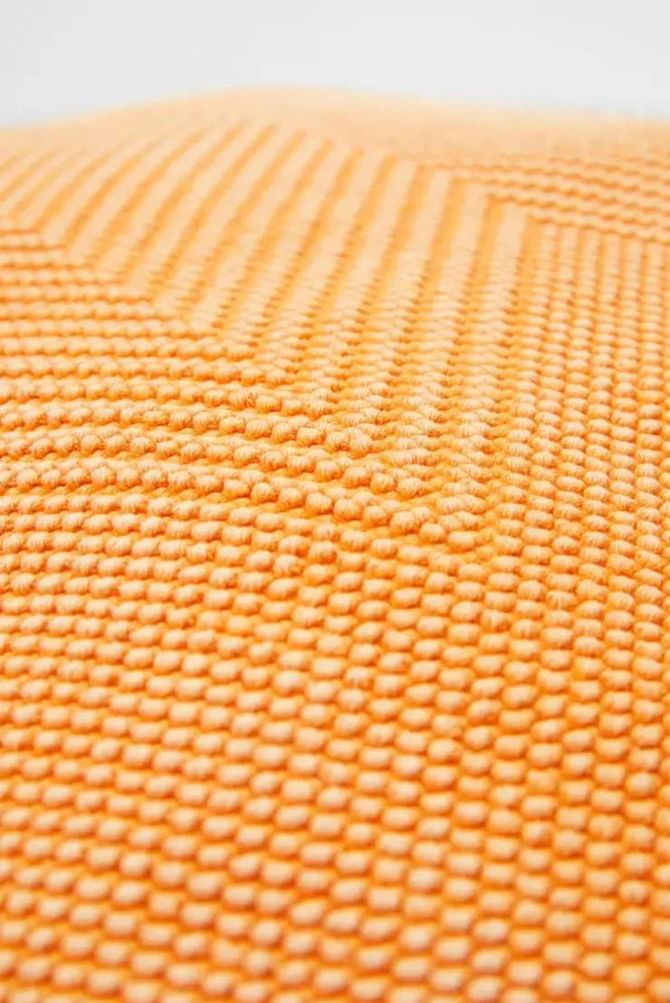 Outdoor Jacquard Kissenbezug tangerine