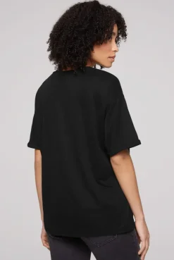 Oversized T-Shirt mit Logo Artwork black | S