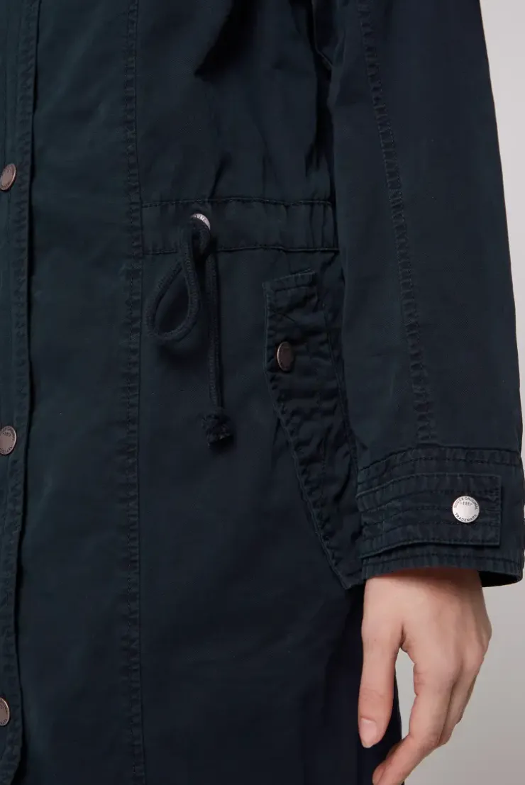 Parka mit Kapuze und Rücken-Artwork horizon navy