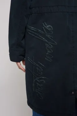 Parka mit Kapuze und Rücken-Artwork horizon navy