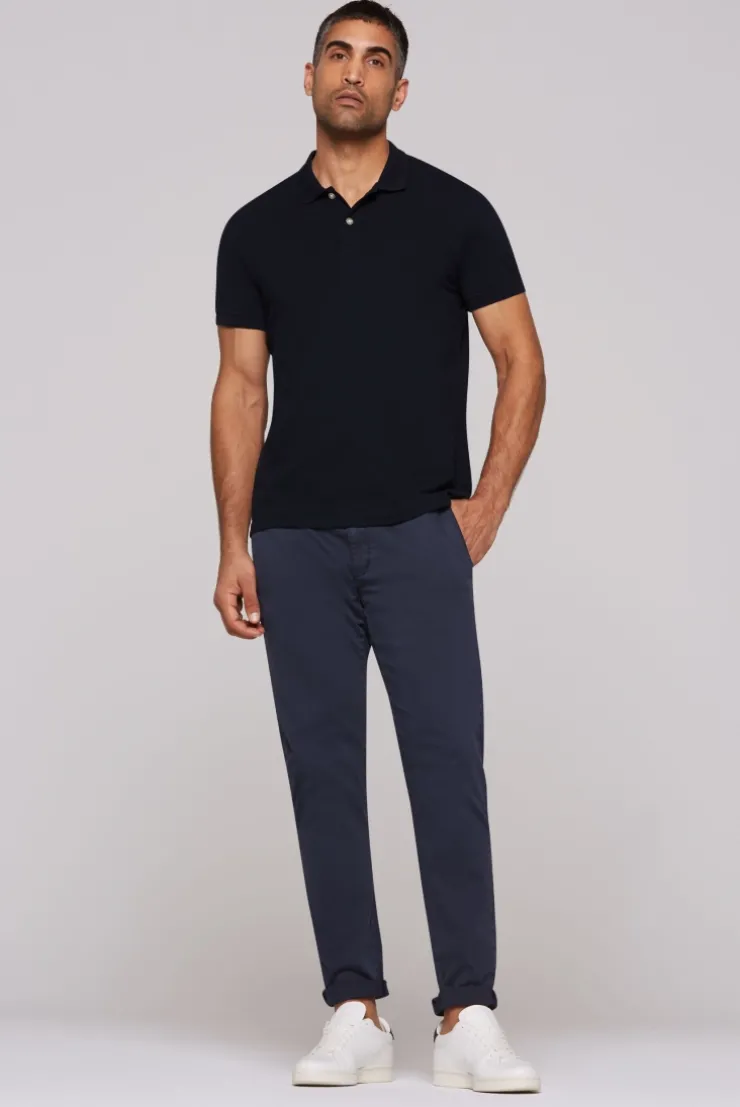 Poloshirt Kurzarm aus Pikee blue navy | S