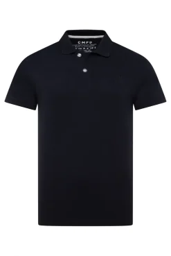 Poloshirt Kurzarm aus Pikee blue navy | S