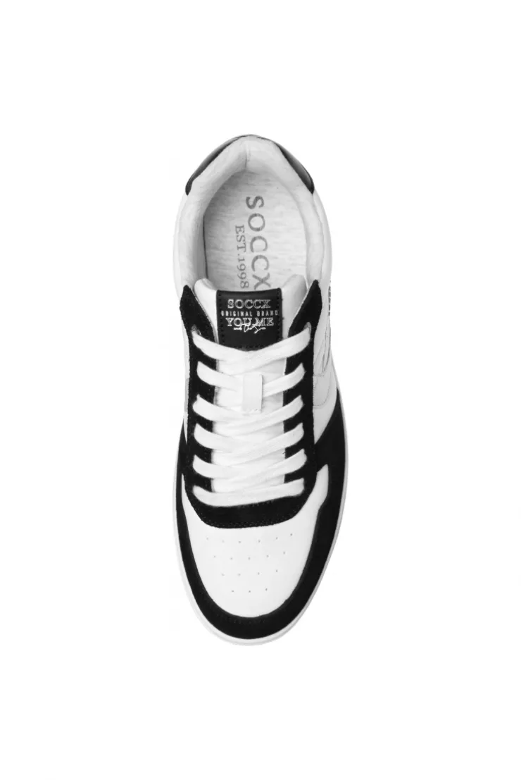 Retro Sneaker mit Artwork an der Seite black
