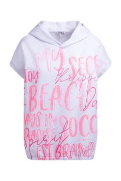 Ärmelloser-Hoodie mit All Over Print opticwhite