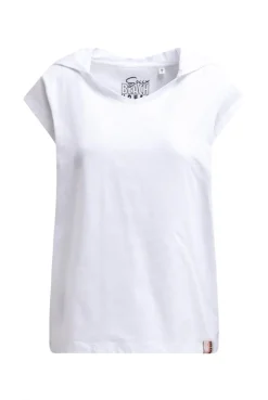 Ärmelloses Hoodie-Shirt mit Rückenprint opticwhite