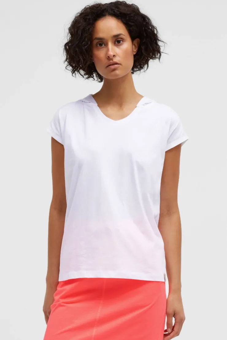 Ärmelloses Hoodie-Shirt mit Rückenprint opticwhite