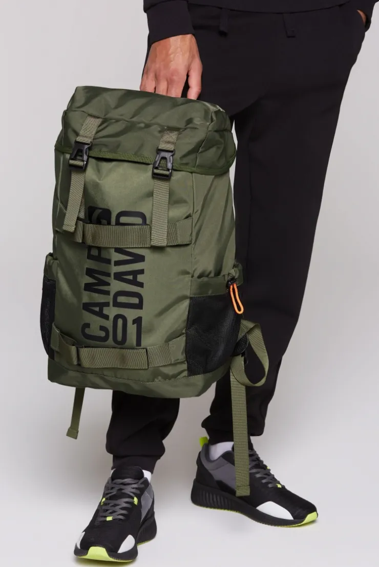 Rucksack mit Logo Design khaki
