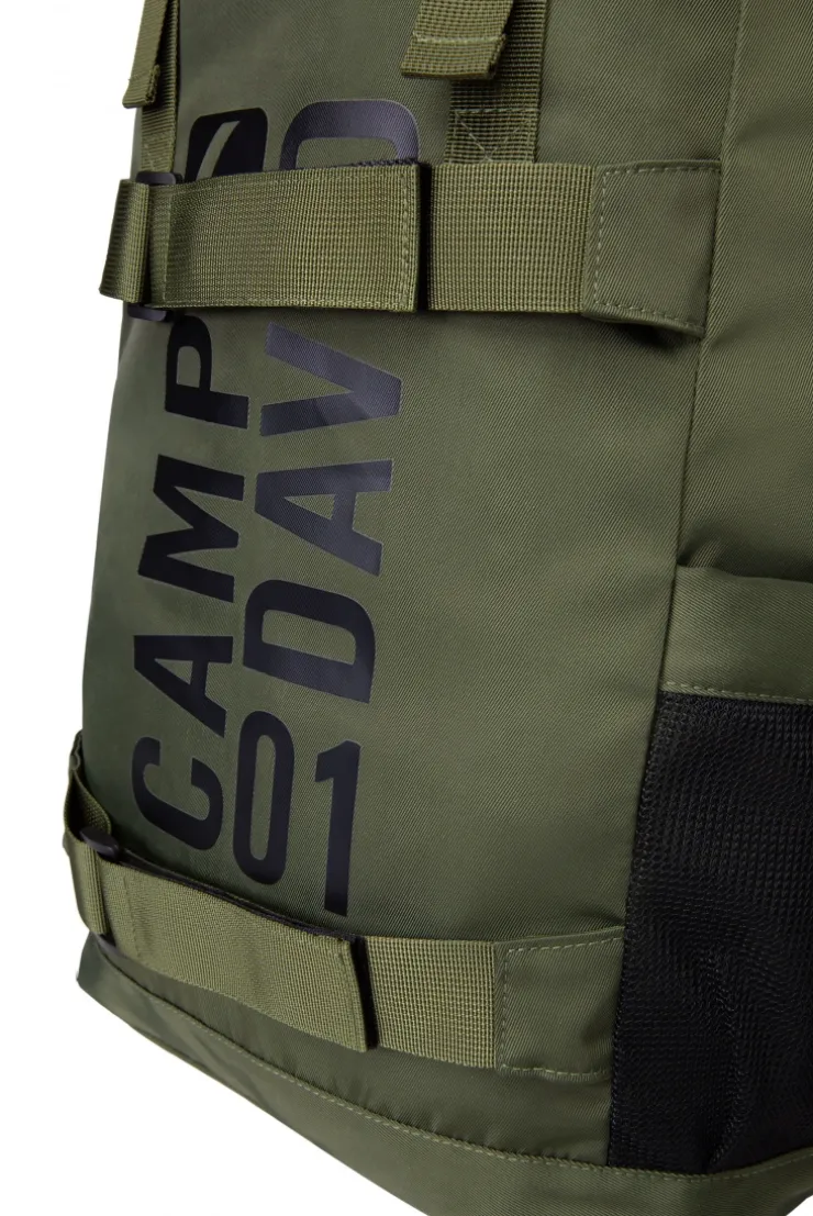 Rucksack mit Logo Design khaki