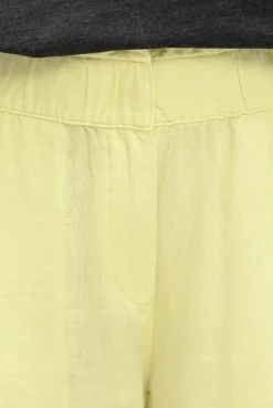 Shorts aus Leinen-Mix vivid lemon