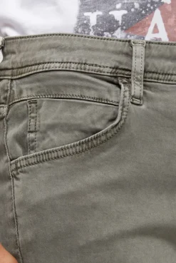 Shorts mit Turn-Up-Saum cool khaki