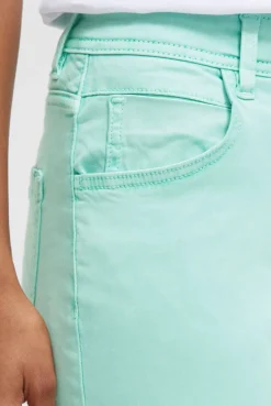 Shorts mit Turn-Up-Saum fresh mint