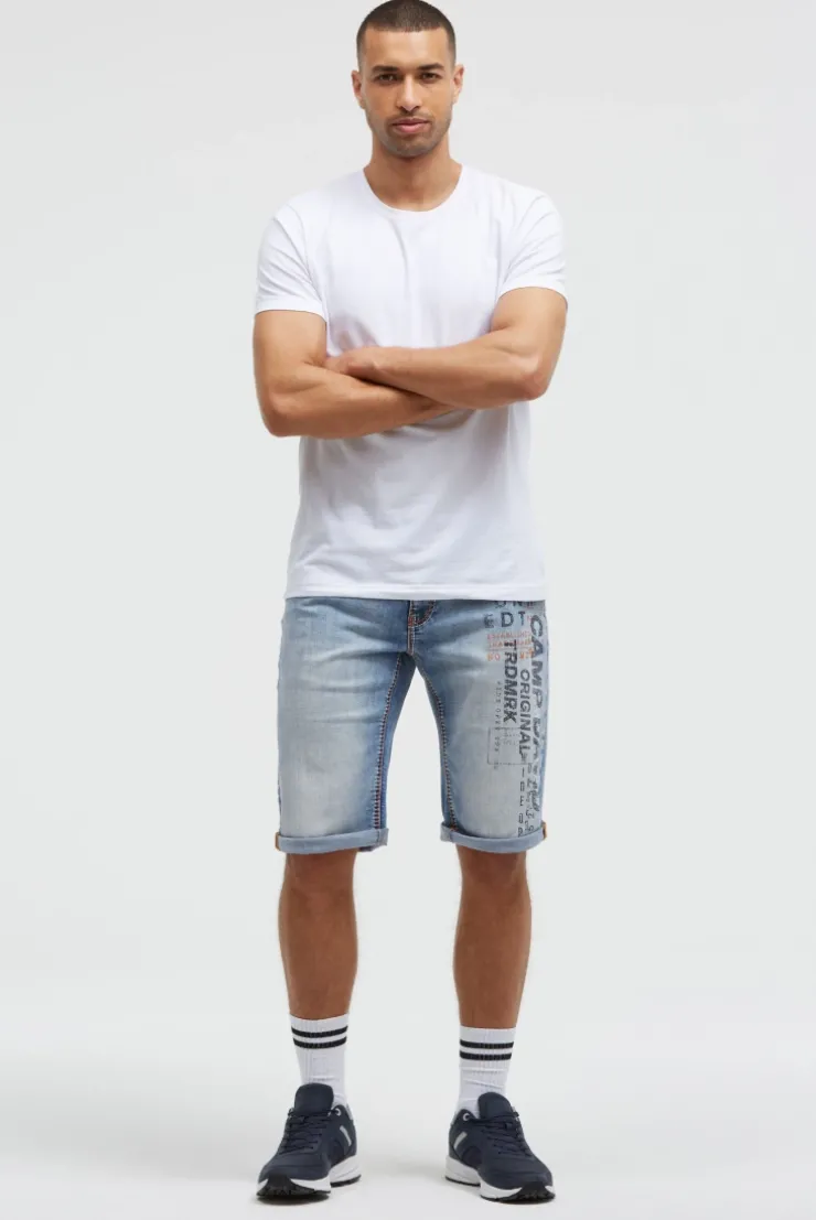Skater Jeans CO:NO Comfort Fit vintage blue printed