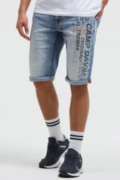 Skater Jeans CO:NO Comfort Fit vintage blue printed