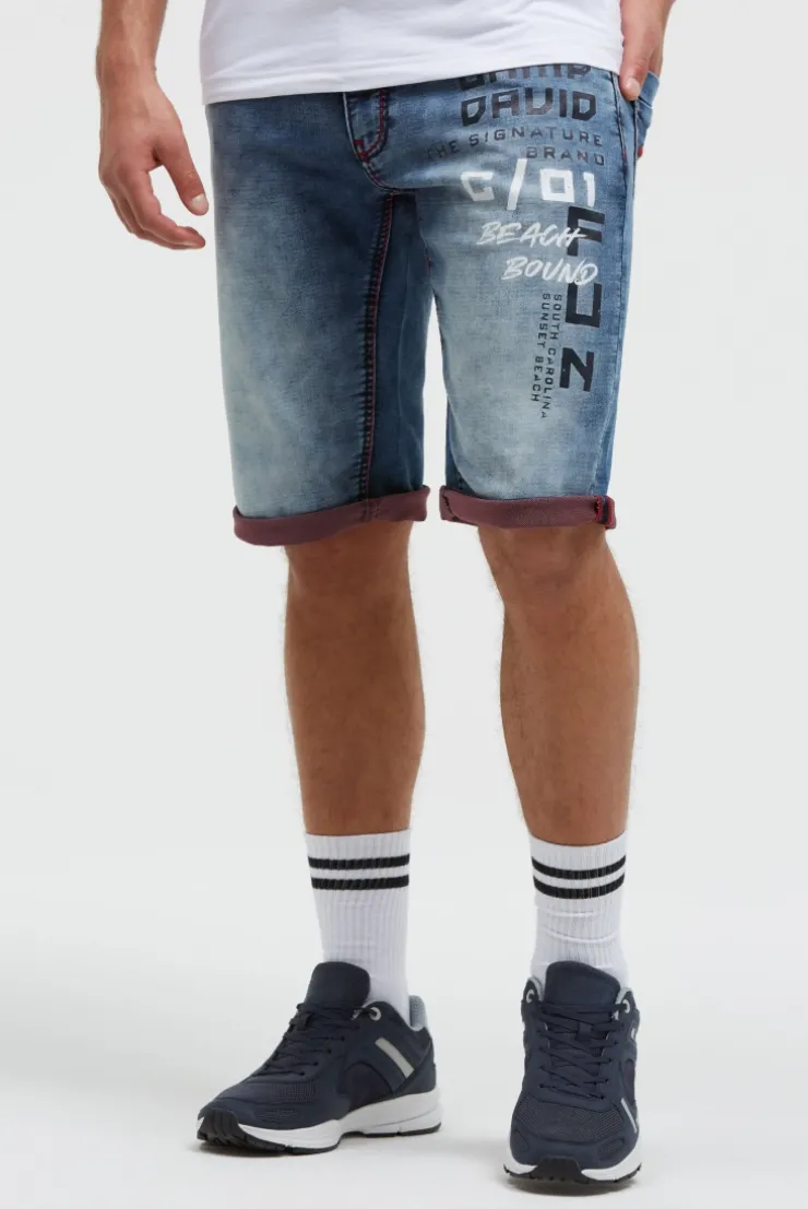 Skater Jeans CO:NO Comfort Fit sunset lake print jogg