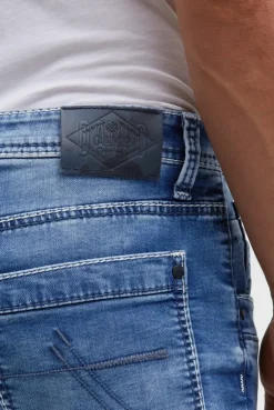 Skater Jeans HE:RY Regular Fit blue white jogg