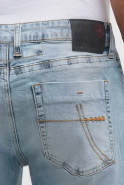Skater Jeans NI:CO Regular Fit summer blue print