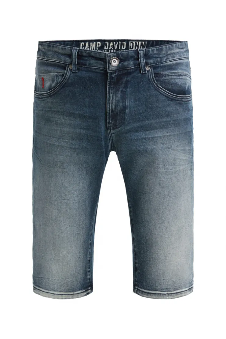 Skater Jeans RO:BI Slim Fit mid blue printed