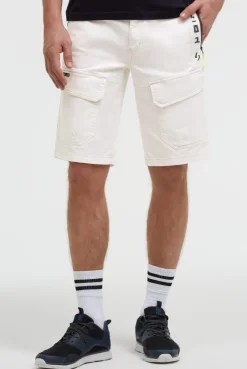 Skater Shorts mit Zippertaschen kitt