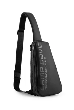 Sling Bag mit Folienprint black