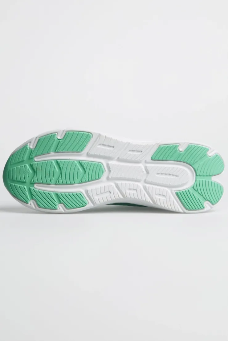 Sneaker im Mesh-Design mit Logostick french mint