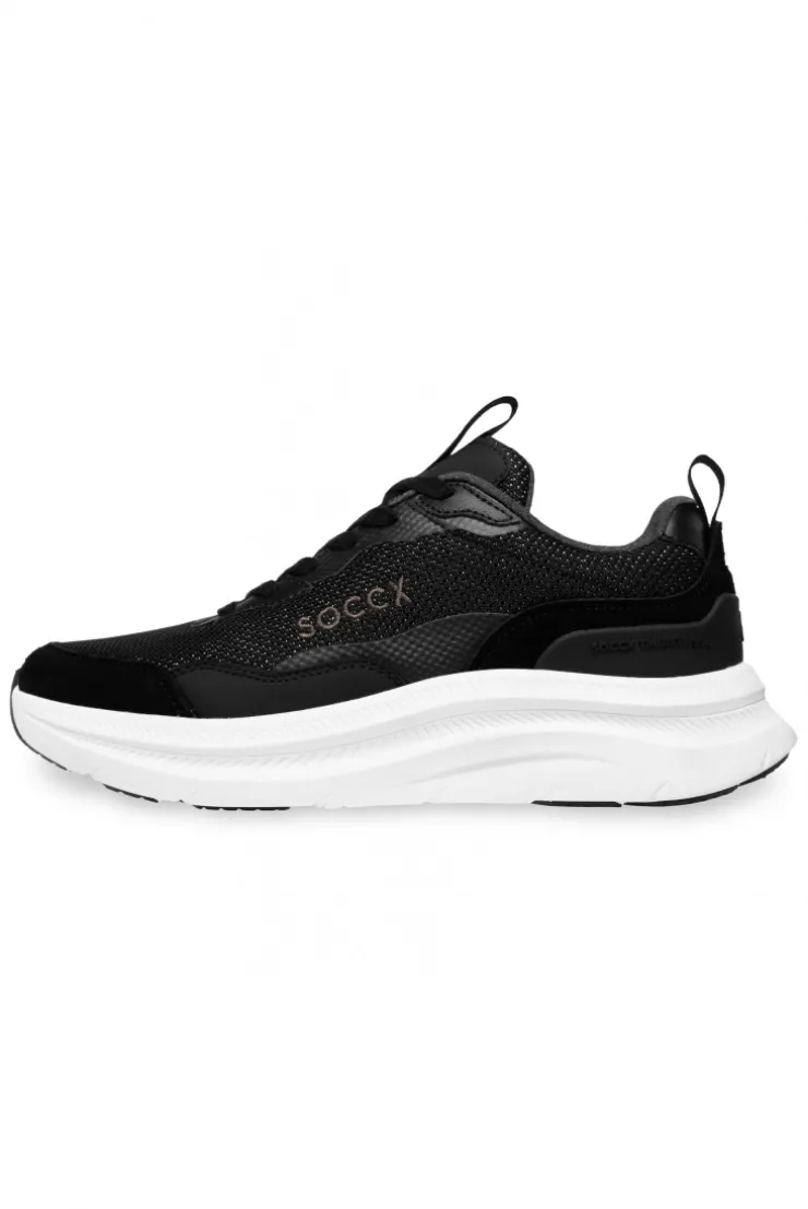 Sneaker Low mit Sandwich-Mesh-Struktur black | 37