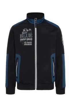 Softshelljacke mit Colour-Blocking navy