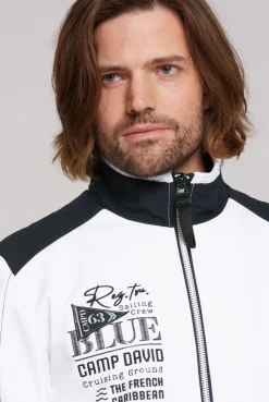 Softshelljacke mit Colour-Blocking opticwhite