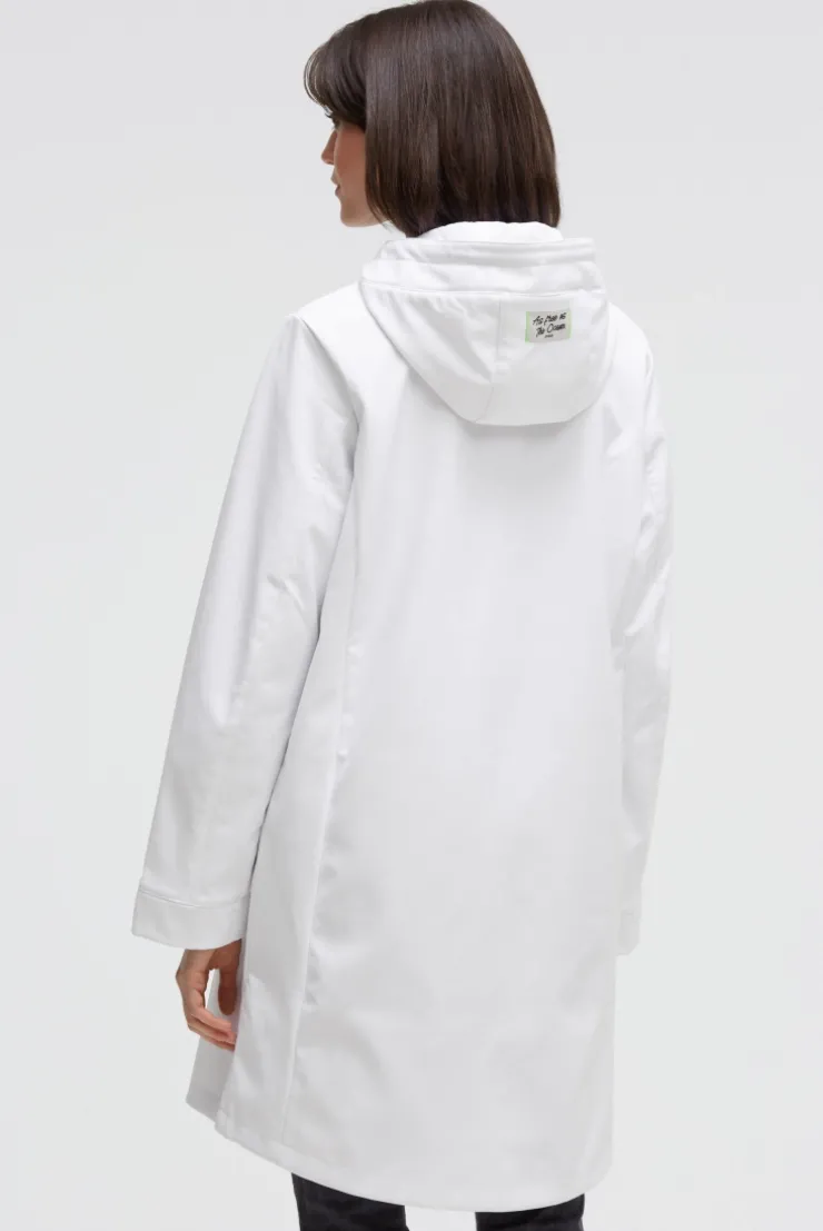 Softshell-Parka mit Kapuze opticwhite