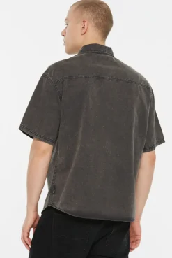 SO-NNY Kurzarmhemd asphalt