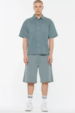 SO-NNY Kurzarmhemd fog blue