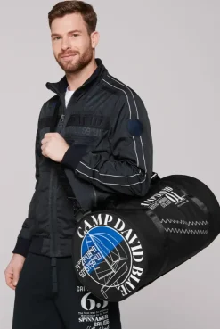 Sporttasche im Segel-Design black