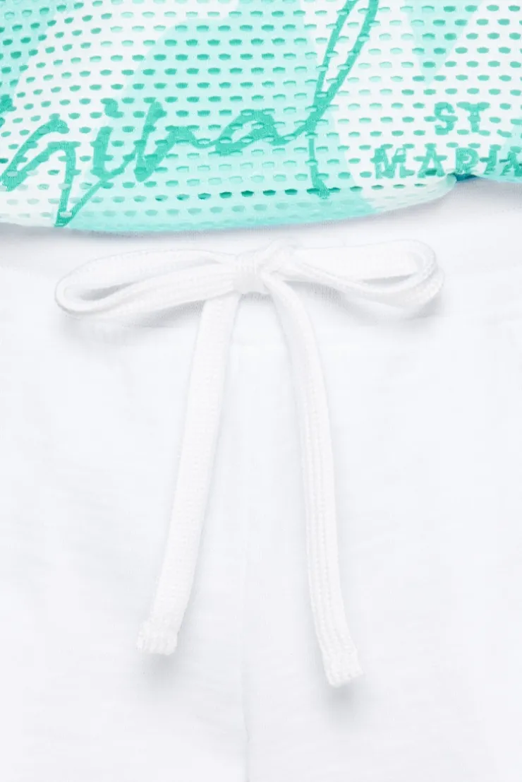 Sweatshorts mit Elastikbund opticwhite