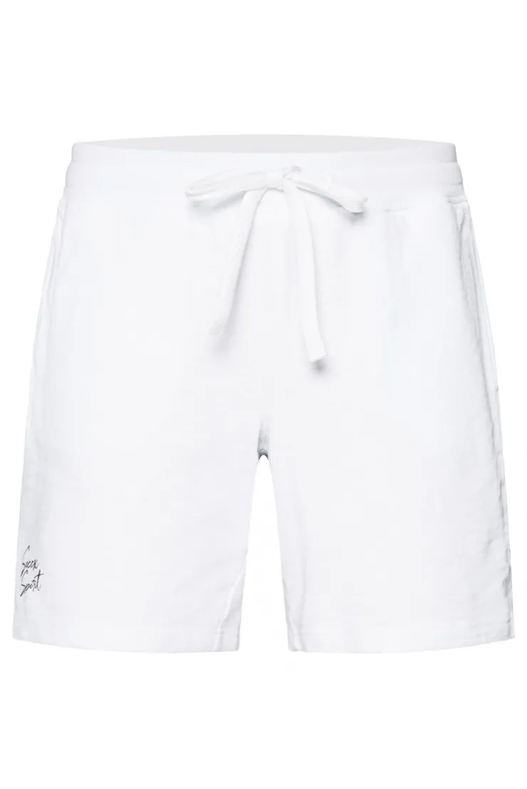 Sweatshorts mit Elastikbund opticwhite