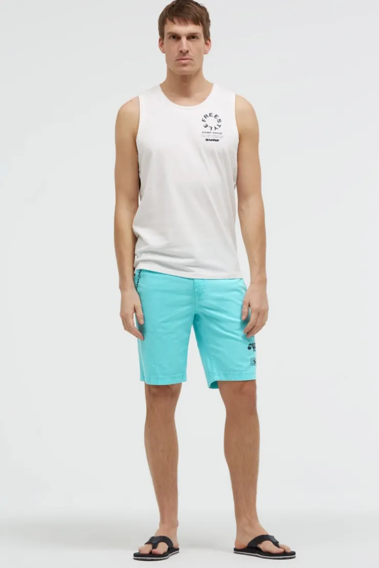 Tanktop mit Rücken-Print ivory