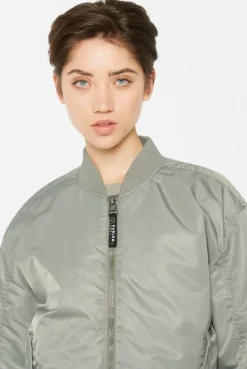 TAY-LOR Bomberjacke printed sage